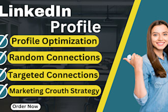 manage and grow your linkedin profile with growth strategy, promote, marketing