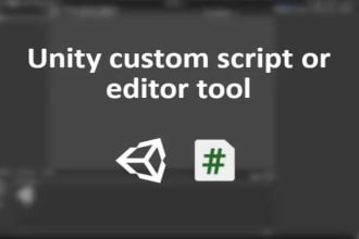 为unity创建一个脚本或自定义编辑器工具