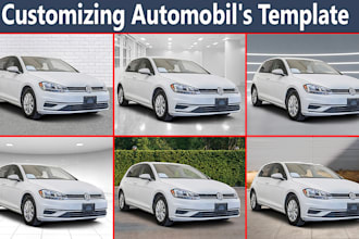 do automotive car photo editing and car image background remove shadow