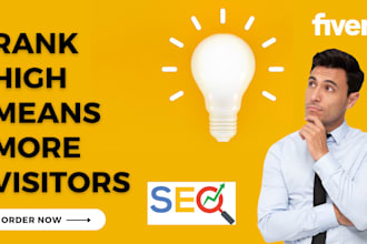 do website on page SEO and technical optimization service of wordpress site