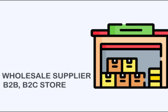 create wholesale supplier b2b and b2c website store