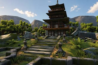 create professional modular environments and level design in unity