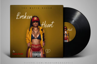 design a unique album cover art or single cover artwork