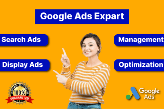 setup and manage google ads adwords PPC campaign ROI focused