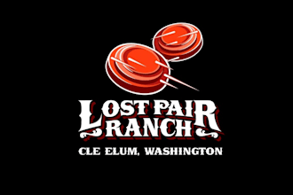 design eye catching super lost pair ranch logo