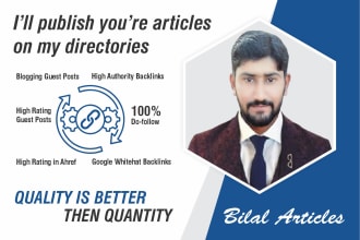 provide you articles on desired directories