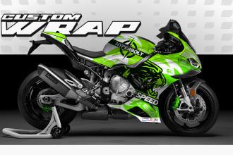 do motorcycle vinyl wrap design