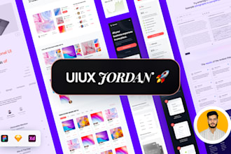 do top notch UI UX design, website UI UX, app and dashboard uiux in figma
