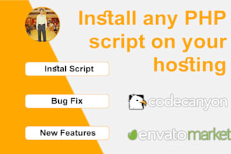 install any PHP script on your hosting