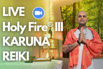 do a powerful holy fire iii karuna reiki distance healing session