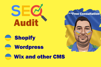 do SEO website audit shopify wix wordpress google search console