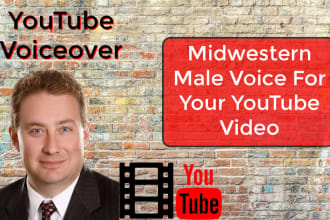 record a natural american male voiceover for youtube