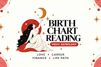 do an accurate vedic birth chart reading for your life path