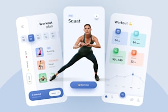 do website UI design, dashboard, mobile app UI UX design in figma and xd