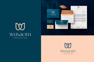 design modern logo and full corporate branding identity package