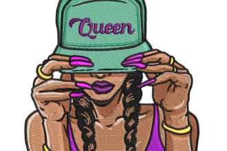 do embroidery digitizing logo into emb dst,pes,vp3 in 1 hour