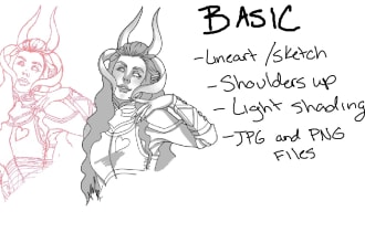 create original character art in my style