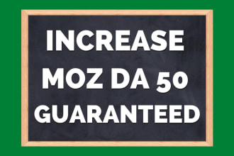 increase moz da and moz da off page SEO service