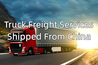 provide truck service from china