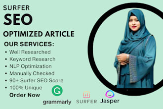 write SEO optimized articles or blog posts for your website