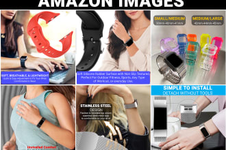 design amazon product listing images and photo editing