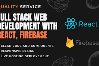make react website using react js, google firebase, html