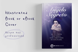 design a book, kindle or ebook cover illustration