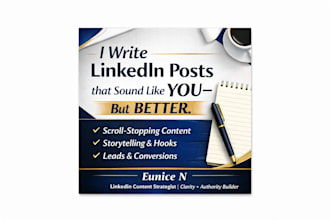 write your linkedin posts and optimize your profile