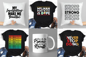 do mug, pillow bag and t shirt typography design