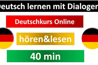 teach you to speak and write german