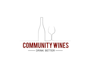 design progressive a fresh fun logo for community wines