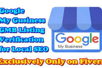 set up google my business listing, verified gmb, map