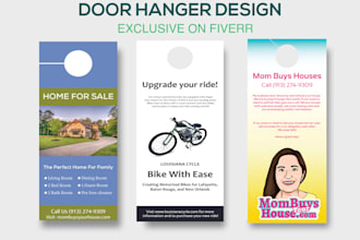 design perfect creative door hanger flyer for you