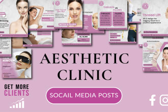 do website, social media marketing,google ads for aesthetic skin and hair clinic