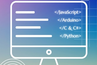 do any c, arduino, python or javascript programming projects