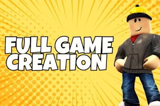 make a full roblox game for you