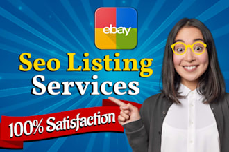 do ebay listing, ebay seo listing, ebay product listing, ebay lister