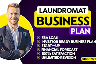 write investor ready laundromat business plan for startups