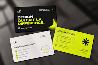 je vais créer une carte de visite professionnelle et unique