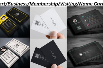 design business, visiting, membership, and pvc cards
