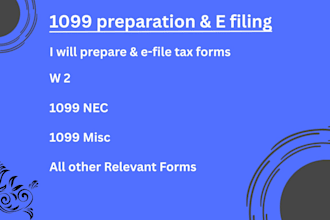 prepare and file w2 and 1099 for your employees and contractors