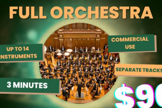 make an orchestral arrangement to make your song epic