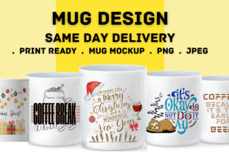 make creative, cool, customised coffee mug designs