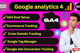 fix and setup google analytics 4,ga4 ecommerce tracking  GTM