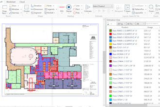 do flooring, takeoff with measure square