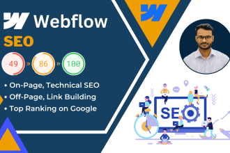 be webflow SEO expert for google top ranking