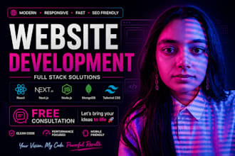 be your senior mern stack developer, website developer