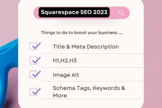 do SEO for squarespace website get to top of google search results