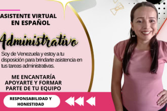 be your virtual assistant, administrative