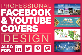 design professional facebook and youtube covers
